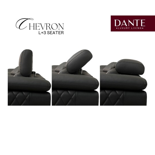 L-CHEVRON Sofa L - 3+Santai - Dante Living